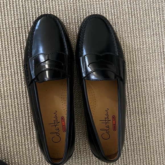 Cole Haan Nike Air Black penny loafers - Picture 3 of 4